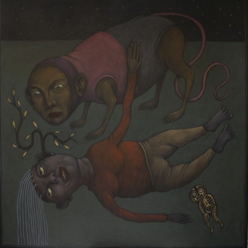 100x100 acrylique sur toile 2014