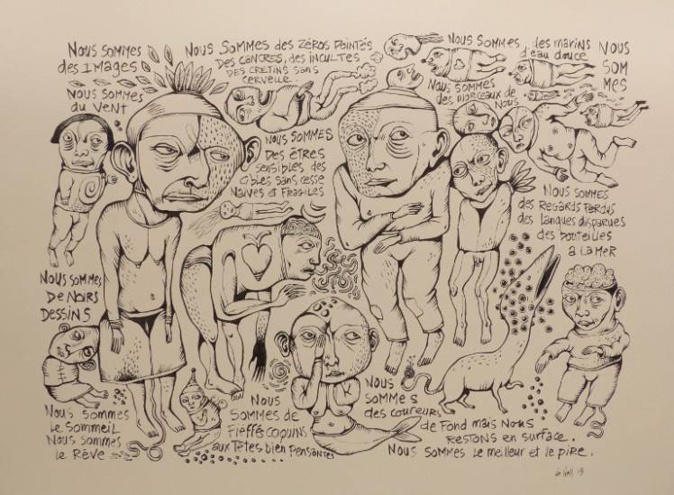 encre sur papier 50X60 2015